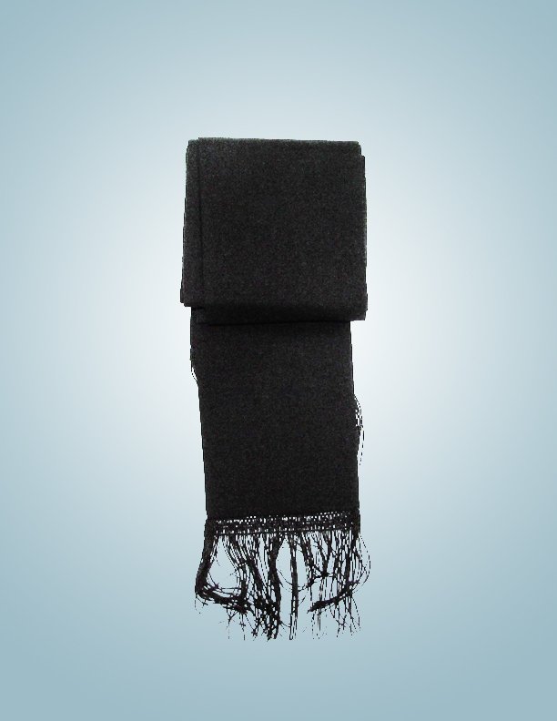 banda negra con flecos en paÑo