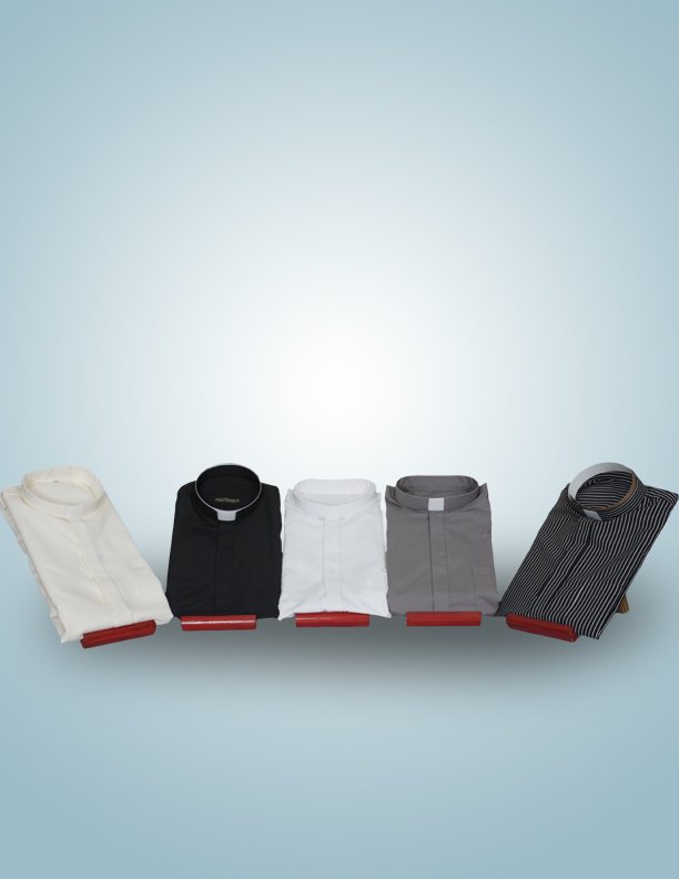 camisas cuello clerical